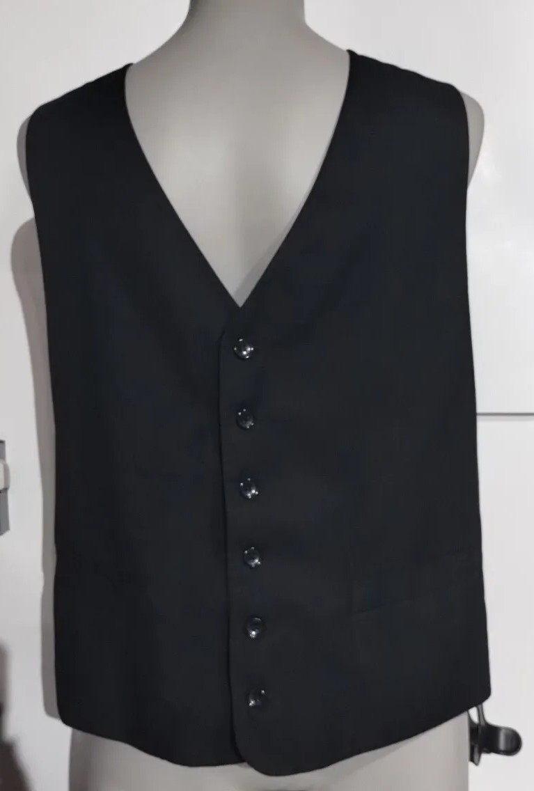 Statement Italy Single Breasted Solid Black Suit … - image 1