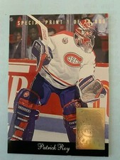 1993 Donruss PATRICK ROY Special Print Premier Edition card. 