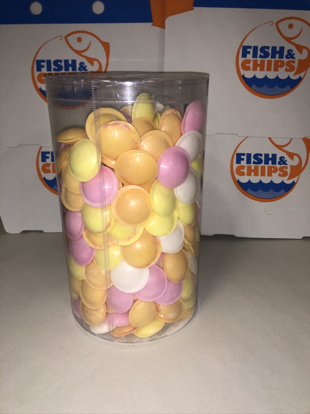 Tuck Shop Flying Saucers Sherbet Sweets Tub 300 Count 375 Grams for sale  online | eBay