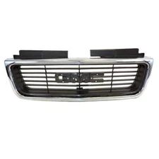 For GMC Jimmy 98-01 Sonoma 98-04 New Front Grille Chromed Shell Gray Insert