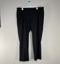 Lauren Ralph Lauren Pleated Dress Pants Men's 38 x 29 Mid Rise Black Office