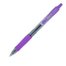 Pilot G2 Retractable Gel Ball Point Pen 1.0mm Bold Purple UPC Office School