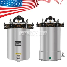 ETERFANT 24L Dental Portable Medical Autoclave Pressure Steam Sterilizer US