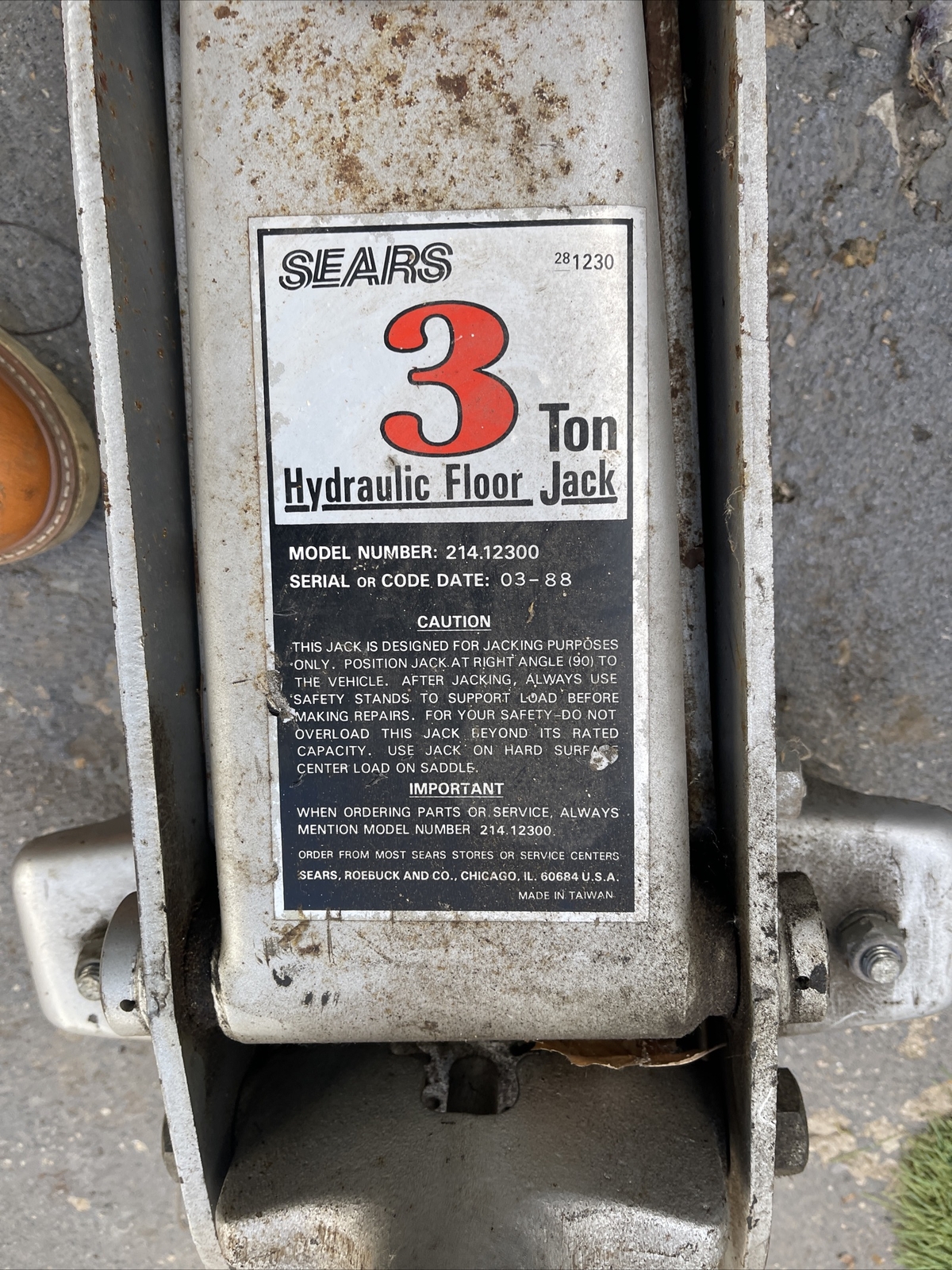 Sears 3 Ton Floor Jack Handle Home Alqu
