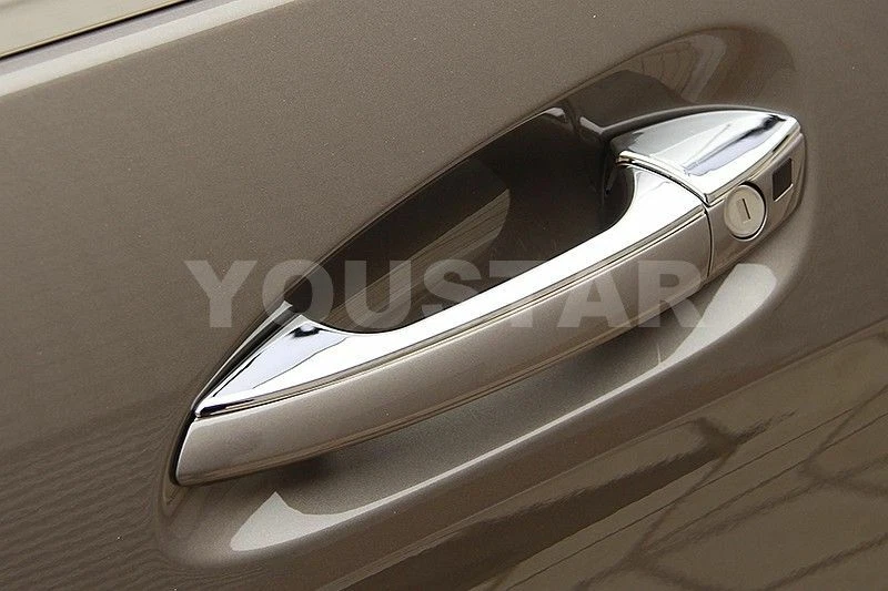 4x embellecedores de manija de puerta CROMADOS UNICUS para Mercedes W204 W212 W166 W218 W176 W246 Foto 4 de 4