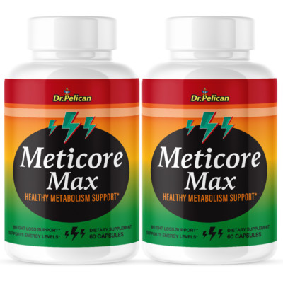 Meticore Max- Metabolism Support, Weight Management Supplement- 2 Bottles