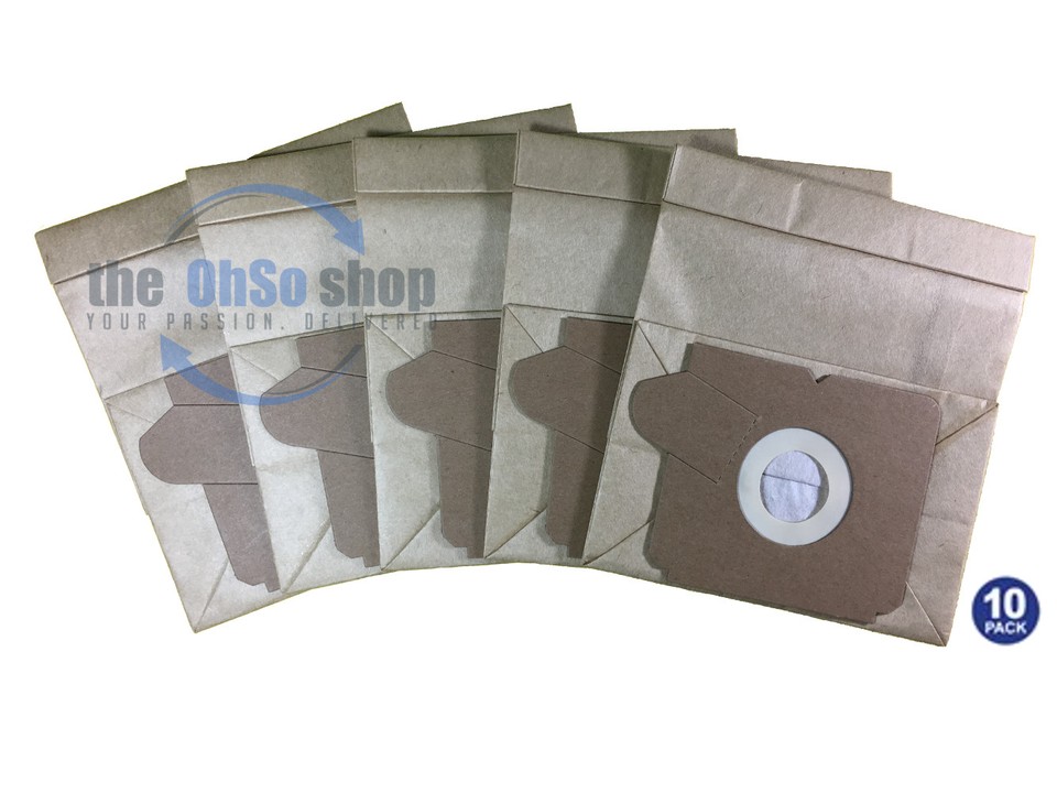10 x ELECTROLUX Vacuum Cleaner Bags E51, E51n & E65 Type Mondo Plus