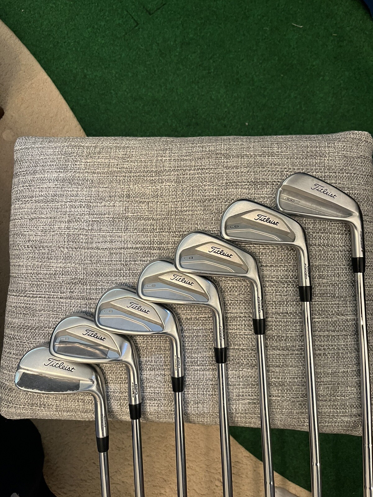 Titleist 620 CB Combo Iron Set with Dynamic Gold X100 Tour Issue Shafts MB PW 9-5 CB 4 T100