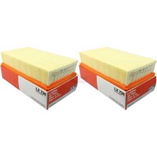 2x MAHLE / KNECHT Luftfilter LX 738 Air Filter für Renault Espace III JE0_