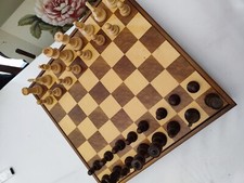 Holzschachbrett "Del Negro"