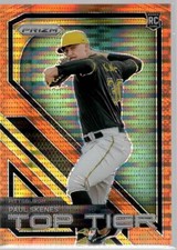 2024 Prizm Paul Skenes Orange Pulsar Prizm /399 Rookie Card