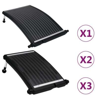 Gebogene Solar-Heizung für Pool Solar Sonnenkollektor mehrere Auswahl vidaXL