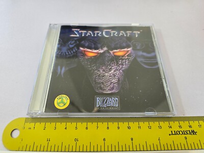 Star Craft Window 95 PC CD ROM Spiel Disc Hülle UK ENG VINTAGE Blizzard StarCraft
