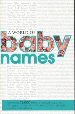 A World of Baby Names - Paperback By Elsie Agnes Allen - GOOD