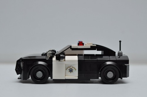 Cargador Personalizado State Trooper Highway CA Modelo Construido Compatible con Ladrillos LEGO® - Imagen 3 de 3