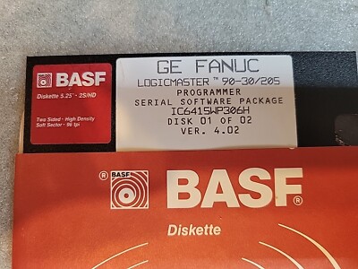 GE Fanuc Logicmaster 90-30/2055 IC641SWP306H Programmer