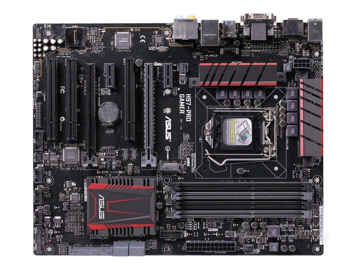 For ASUS H97-PRO GAMER motherboard H97 LGA1150 DDR3 32G DVI+