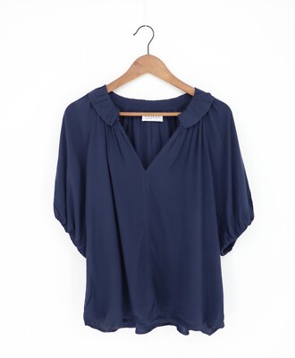 VELVET By Graham & Spencer Alegra V-Neck Top Postman S $119 F1