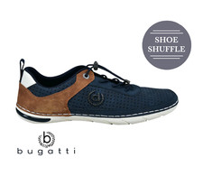 Bugatti Chesley Herren Leder Mokassins Boot Halbschuhe Schuh 321-A2X62/5-1000