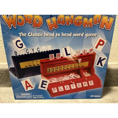 WORD HANGMAN Game The Classic Head to Head Word Game Pressman New!!