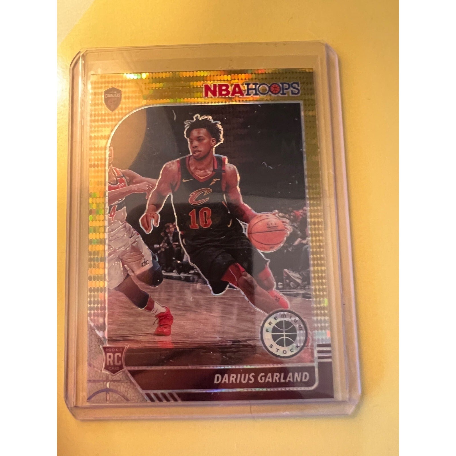2019 Panini Hoops Premium Stock Gold Pulsar #251 Darius Garland Rookie RC