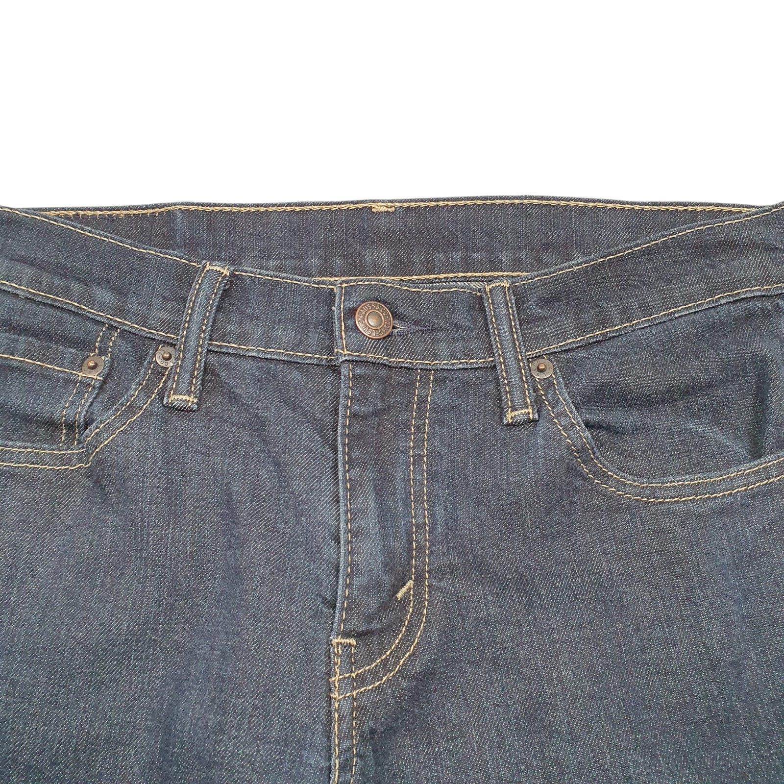 LEVIS 511 Jeans Slim Fit Blue Denim Trousers Mens W30 L32 image 2