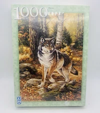 FX Schmid Autymn Wolf 1000 Piece Jigsaw Puzzle Vintage 2003 Germany New SEALED