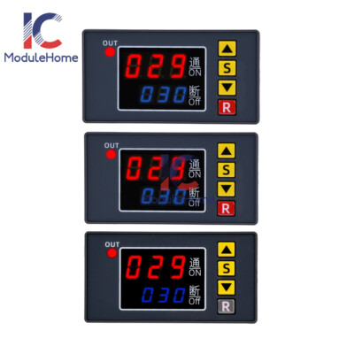 T3231 Programmable Digital Time Delay Relay Dual Display Timer Control Switch