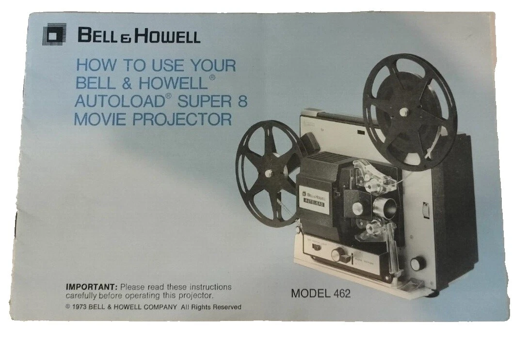 Vintage Bell and Howell Super 8 pantallas y proyectores de películas