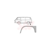 VAN Wezel Reparaturblech Seitenwand Hinten Rechts FüR VW Transporter III Bus