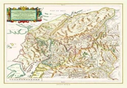 Mappa di Inverness-contea 1654 di Johan Blaeu - Puzzle 1000 pezzi - Foto 1 di 1