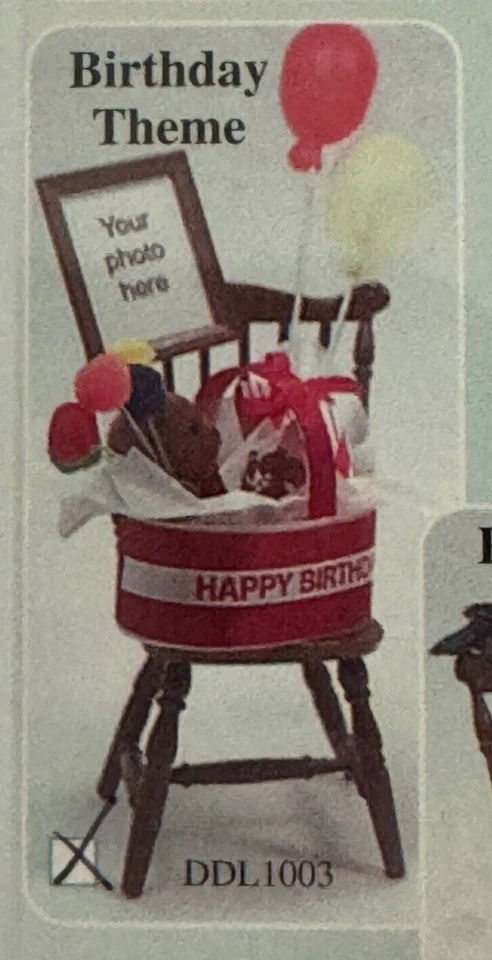 Dollhouse Miniature - Dee's Mini Gifts - Personalized Gift Kit - Birthday Theme - Image 4 of 4