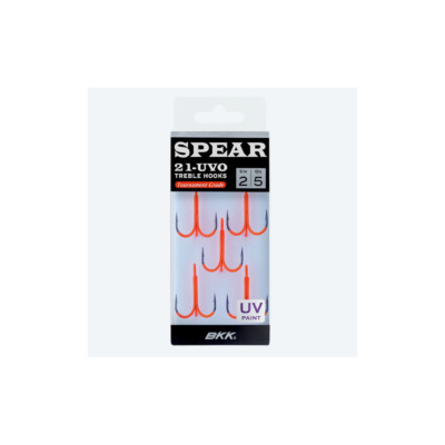 BKK Spear 21-UVO Treble Hook UV beschichtet robust vielseitig Crankbait Swimbait