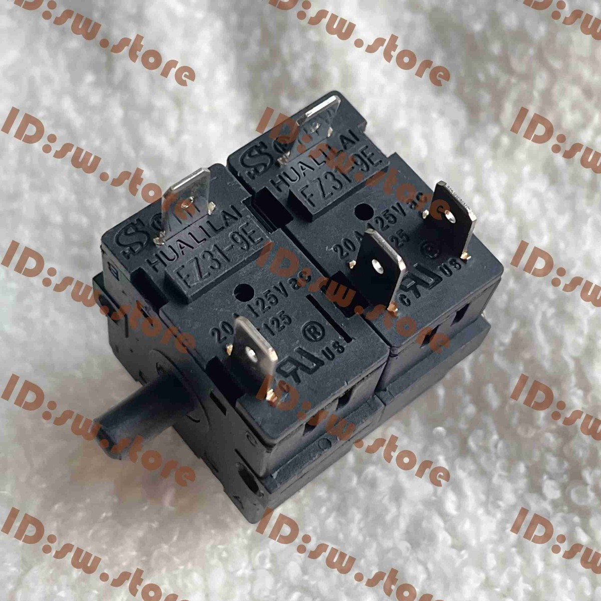 2pcs FZ31-9E 11 pins 7 positions HUA LI LAI Rotary switch