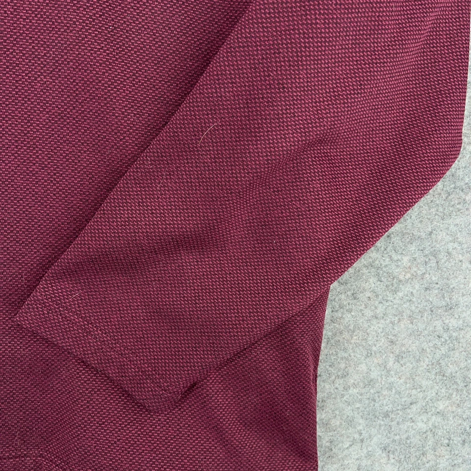 Chaqueta PGA Tour Para Hombres Grande Púrpura Media Cremallera Pullover Golf Ligera Foto 3 de 4