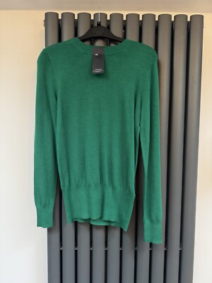 Neu mit Etikett Ex Chain Store smaragdgrün dünner Stay neuer Pullover Größe 8