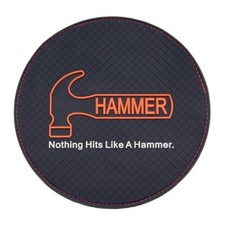 Hammer Bowling Black Rubber/Leather Shammy Bowling Towel - Free Shipping