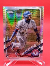 Anderson Tejada 2021 Topps Chrome Hyper Prizm RC #184 Texas Rangers Rookie 
