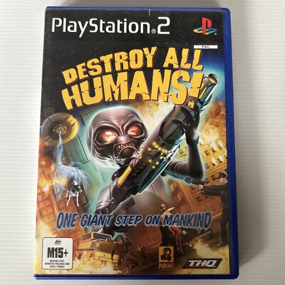 Destroy All Humans PlayStation 2 2005 PAL VGC Inc. Manual PS2 FREE AUS POST
