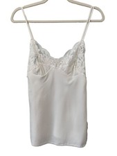 Vintage 60s Vassarette Lace Trim Camisole Top Size XS 34 Lingerie Fairy Coquette