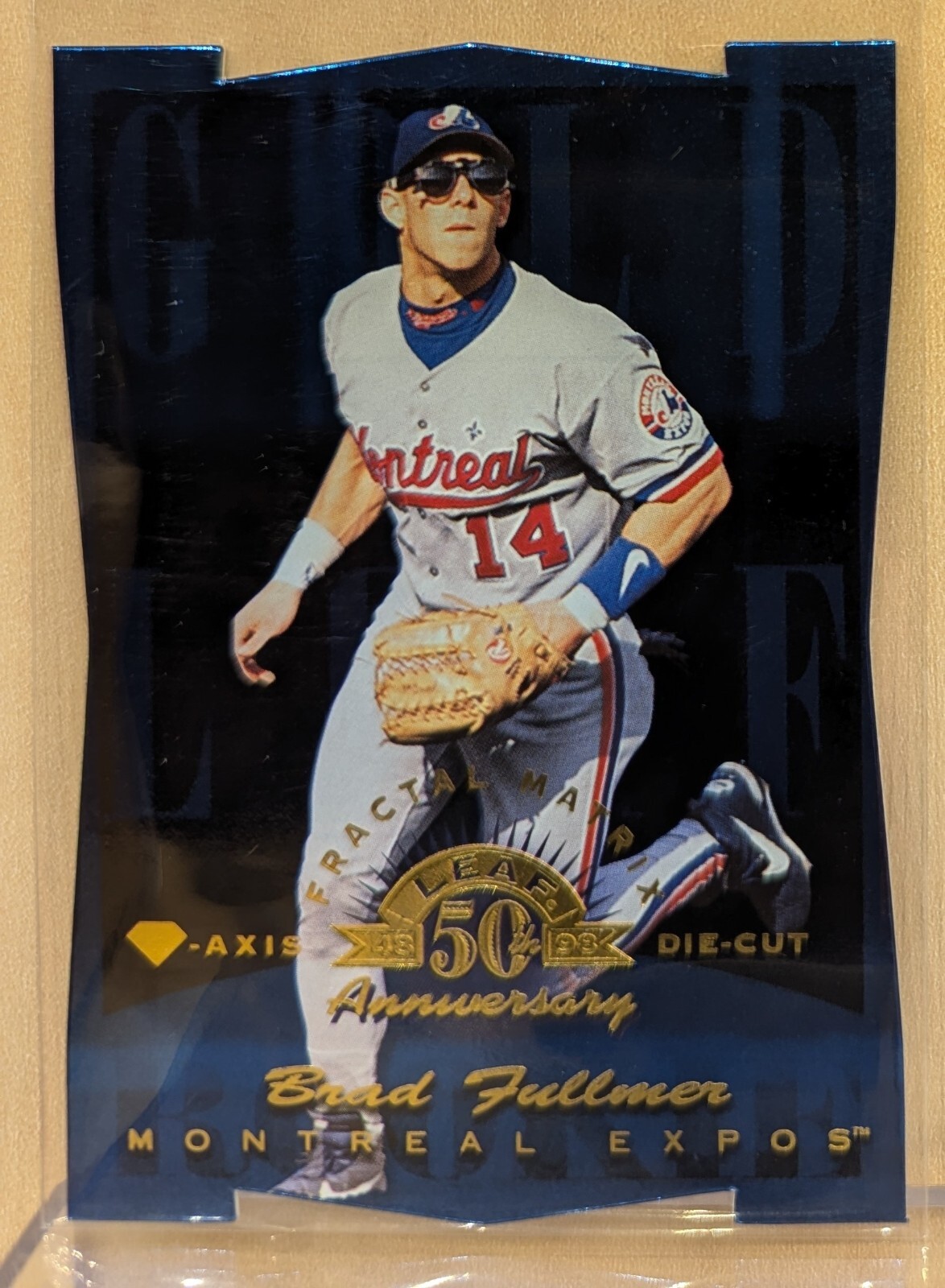 1998 Leaf Fractal Matrix DIAMOND AXIS DIE CUT 178 Brad Fullmer RARE PARALLEL /50