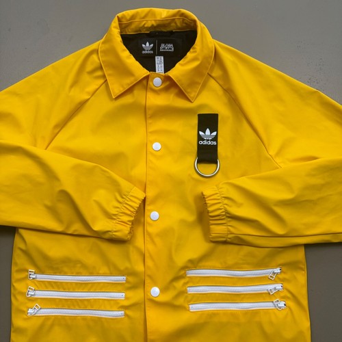 Chaqueta amarilla trinchera Adidas x Olivia obblanc para mujer ropa de calle 2XS ropa deportiva - Imagen 3 de 6