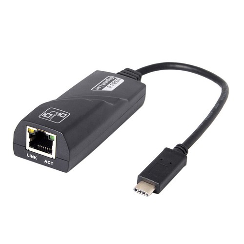 1000Mbps Type-c USB-C to RJ45 Gigabit Ethernet LAN Network Adapter Cable DB _wa - Zdjęcie 4 z 6
