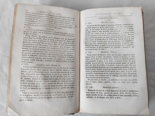 ALBERT 1825 LE CUISINIER PARISIEN PLANCHES GASTRONOMIE RELIURE RECETTES CUISINE - Foto 6 di 8
