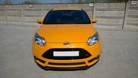 Schwarze Spoilerlippe Ford Focus MK3 ST Bj. 2012-2014 Lippe Schwert Ansatz