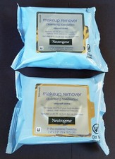 Lot of 2 Neutrogena Makeup Remover Ultra-Soft Cleansing Towelettes, 21 Ct each