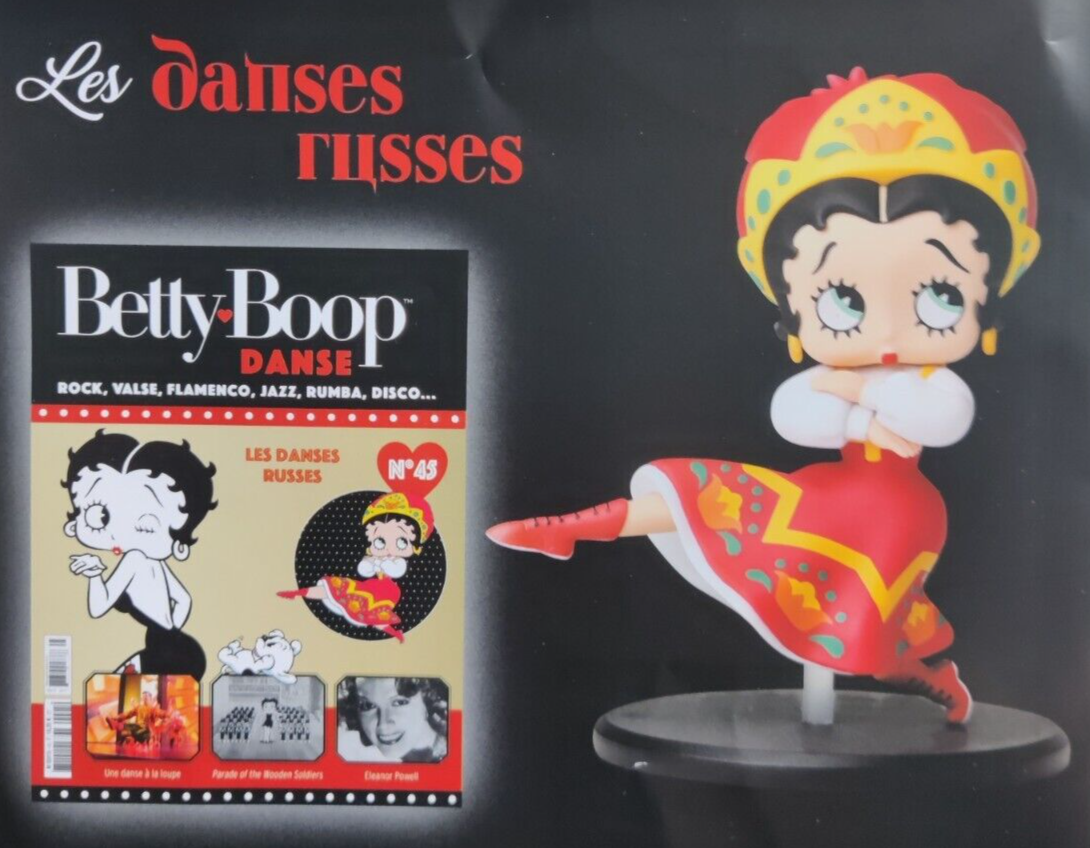 Figurine Betty Boop Russian dances dance New & box 12 cm + french