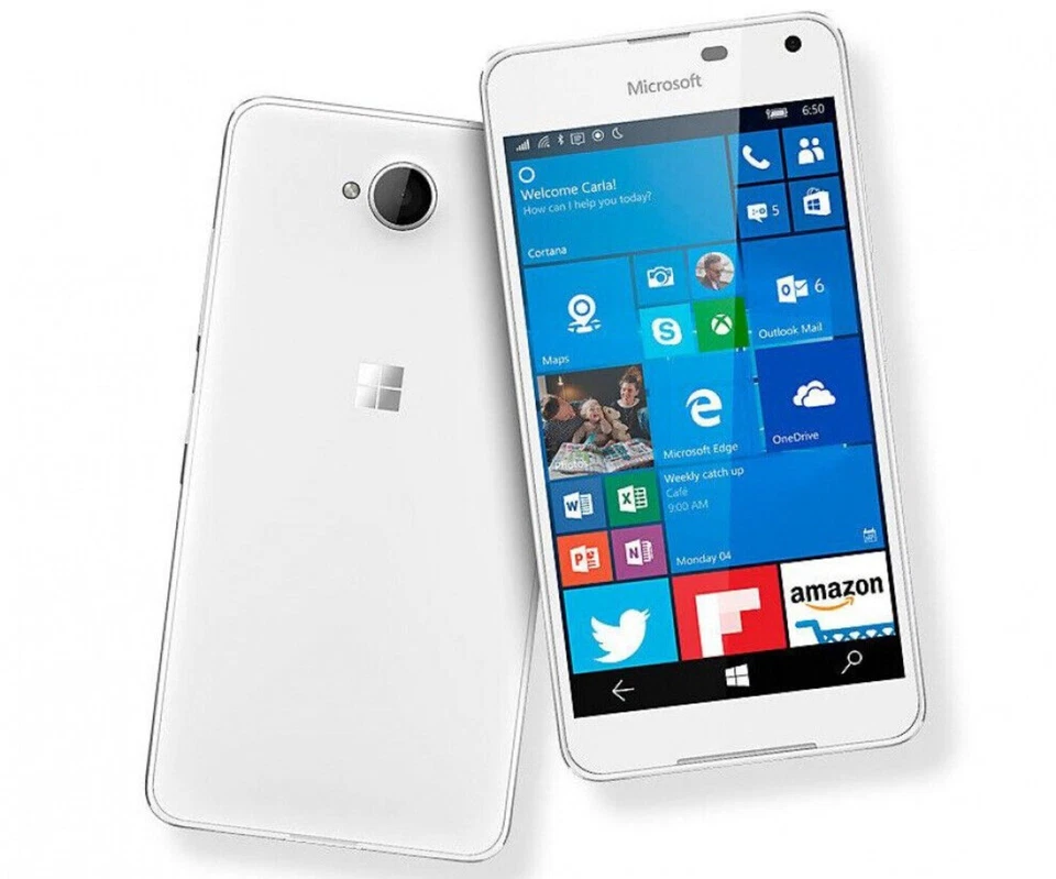 Microsoft Lumia 650 Unlocked Original Dual SIM 16GB 8.0MP 4G Windows Smartphone - Image 2 of 4