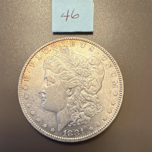 New ListingMorgan Silver Dollar $1 Coin 1881 New Orleans Mint Circulated 0.9 Silver