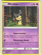 Mimikyu 96/236 Uncommon Cosmic Eclipse Pokemon Near Mint on eBay